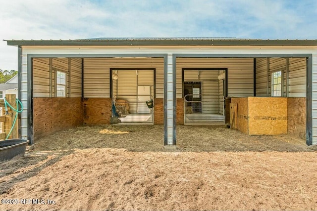 view of stable