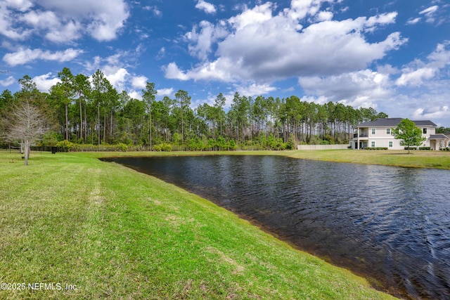 property view of water