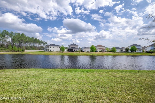 water view with a residential view