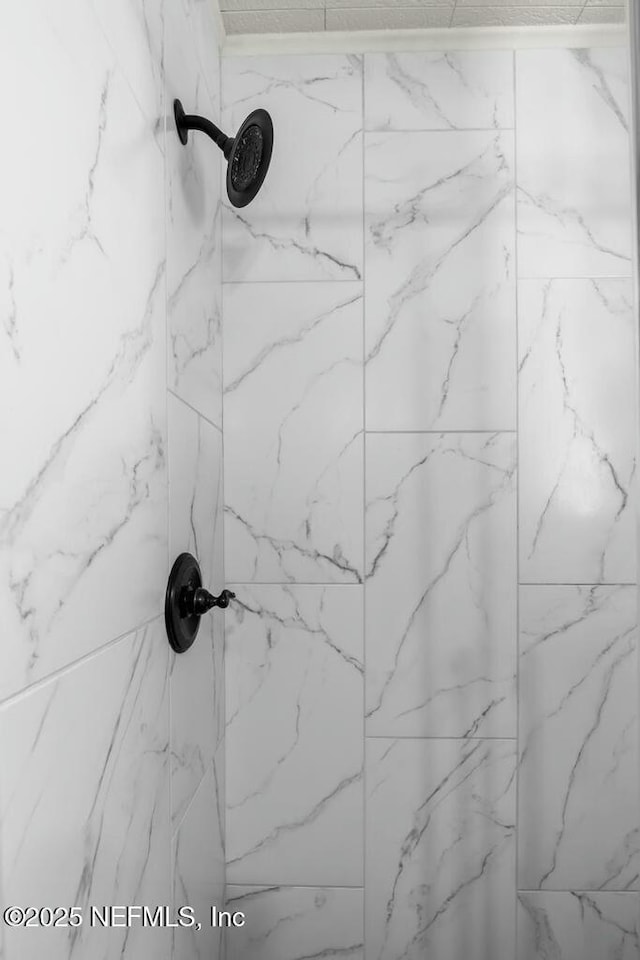 details featuring walk in shower