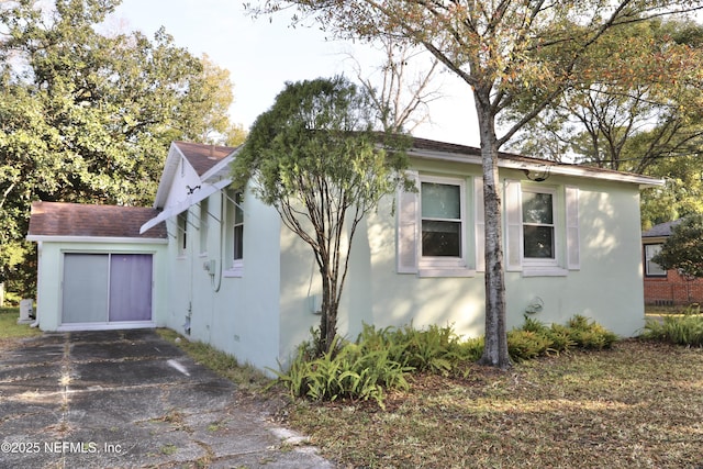 view of home's exterior