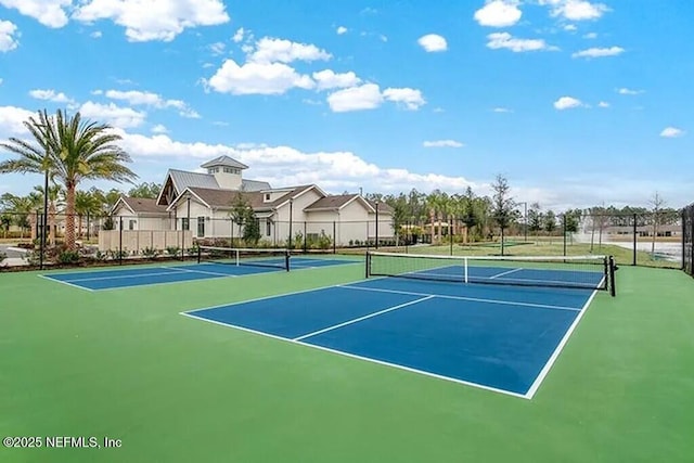 view of tennis court