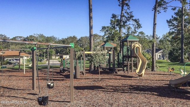 view of communal playground