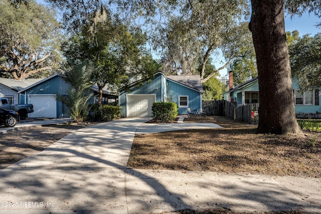 ranch-style house with a garage