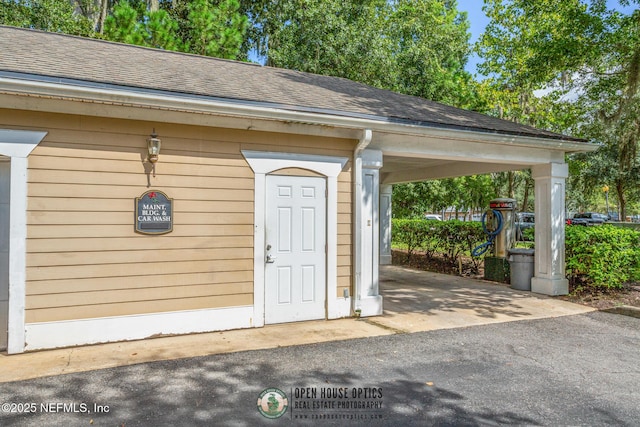 exterior space featuring a gazebo