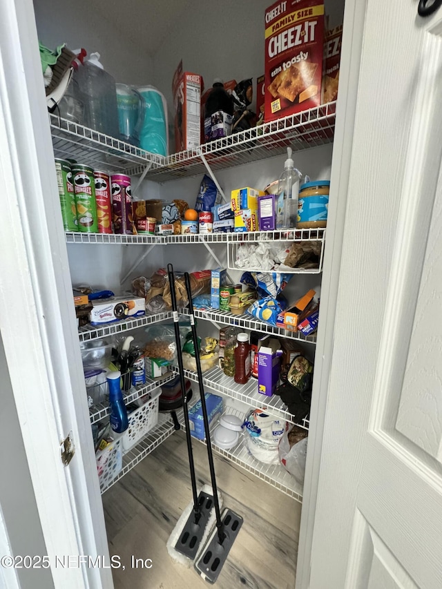 view of pantry