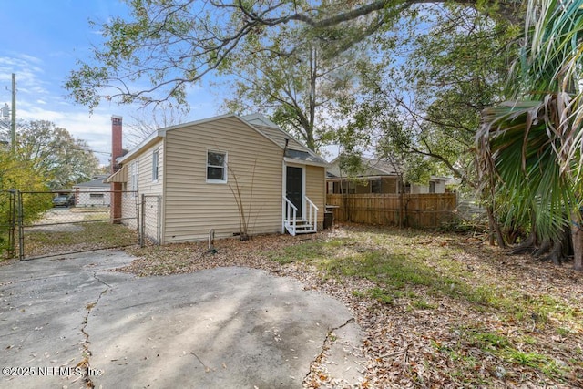 view of rear view of property