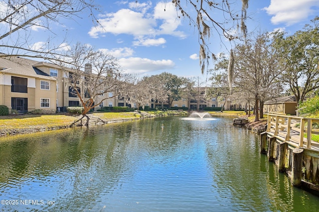 property view of water