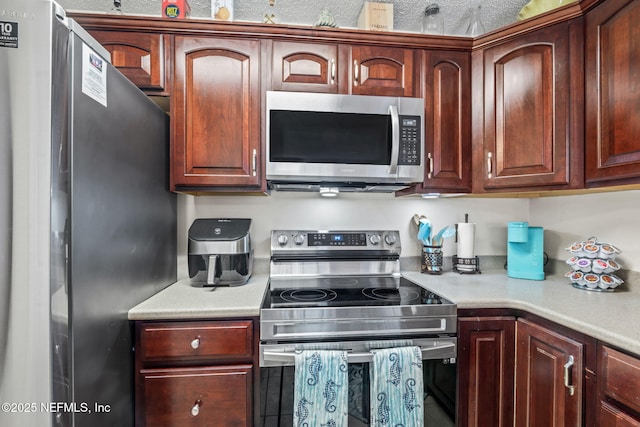 kitchen with stainless steel appliances