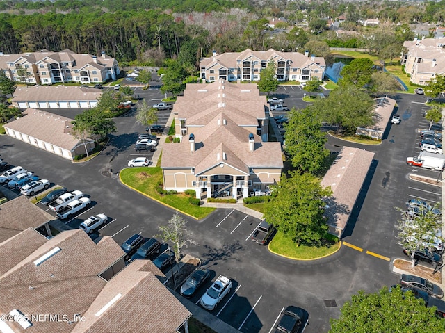 birds eye view of property featuring a residential view