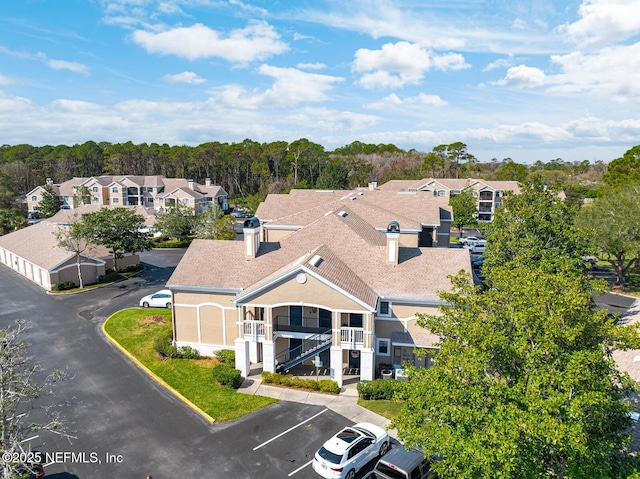 bird's eye view featuring a residential view