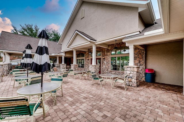 view of patio / terrace with outdoor dining space