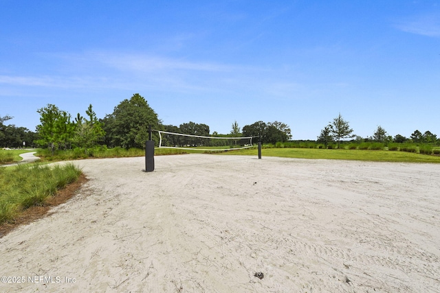 view of community with volleyball court