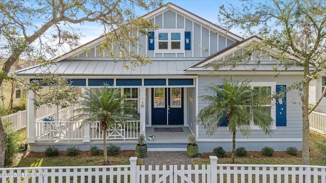 view of front of home with a porch