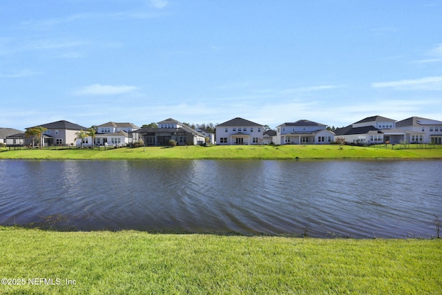 water view with a residential view