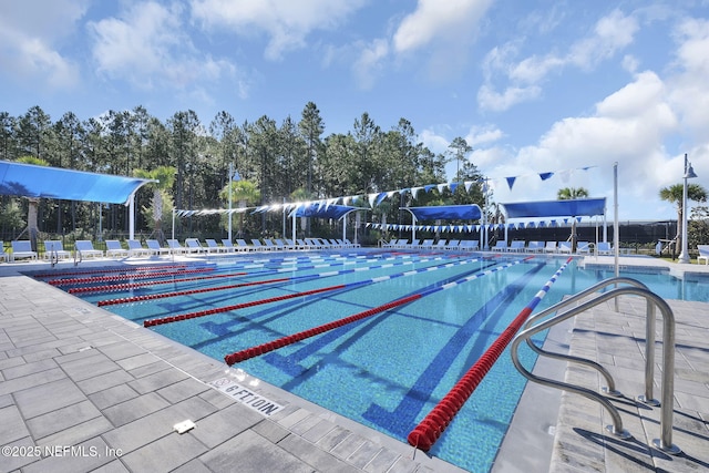 view of pool