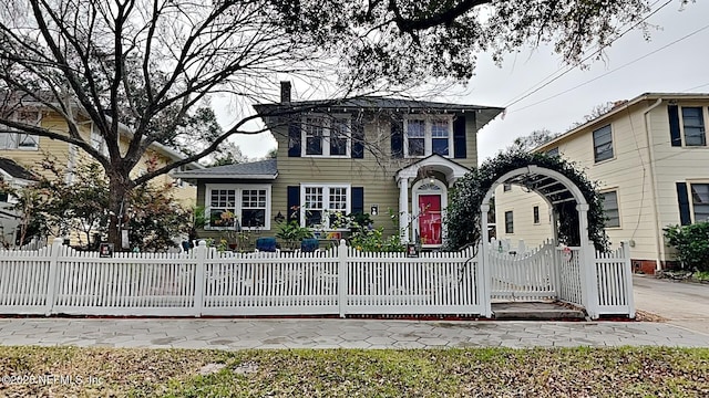 view of front of home