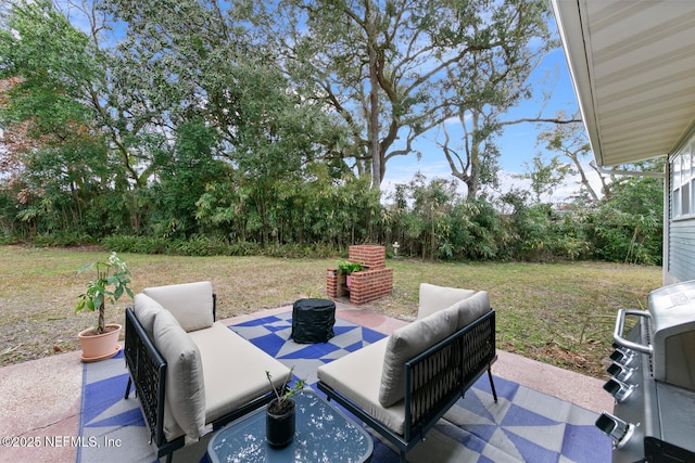 view of patio / terrace with outdoor lounge area