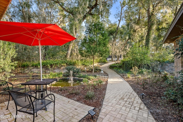 view of patio