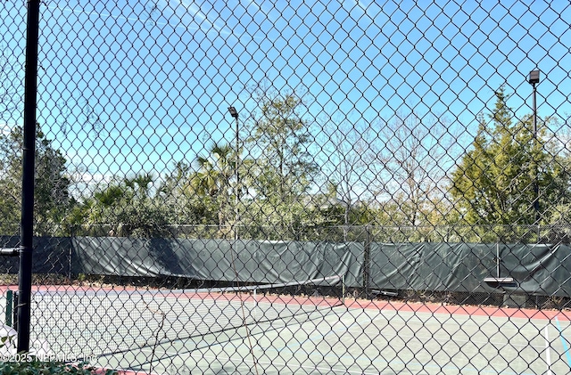 view of tennis court