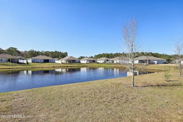 property view of water