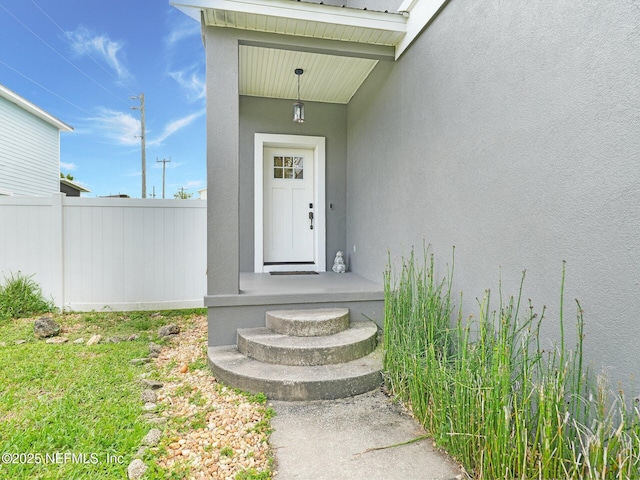 view of property entrance