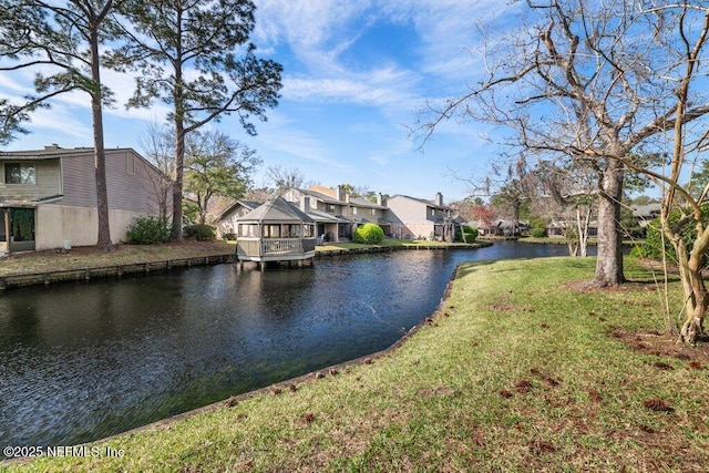 water view with a residential view