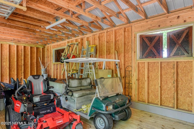 view of storage room