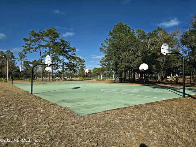 view of sport court