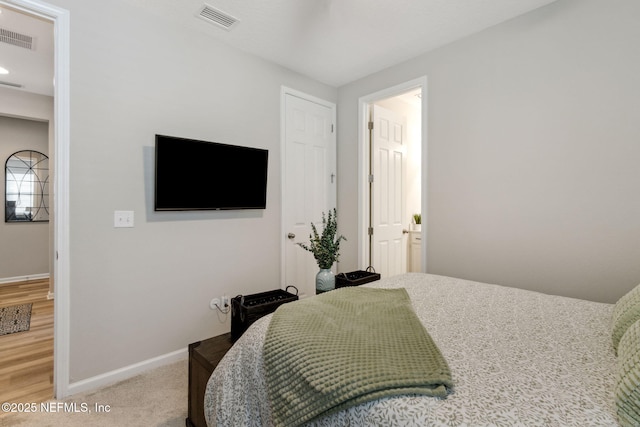 bedroom featuring carpet flooring