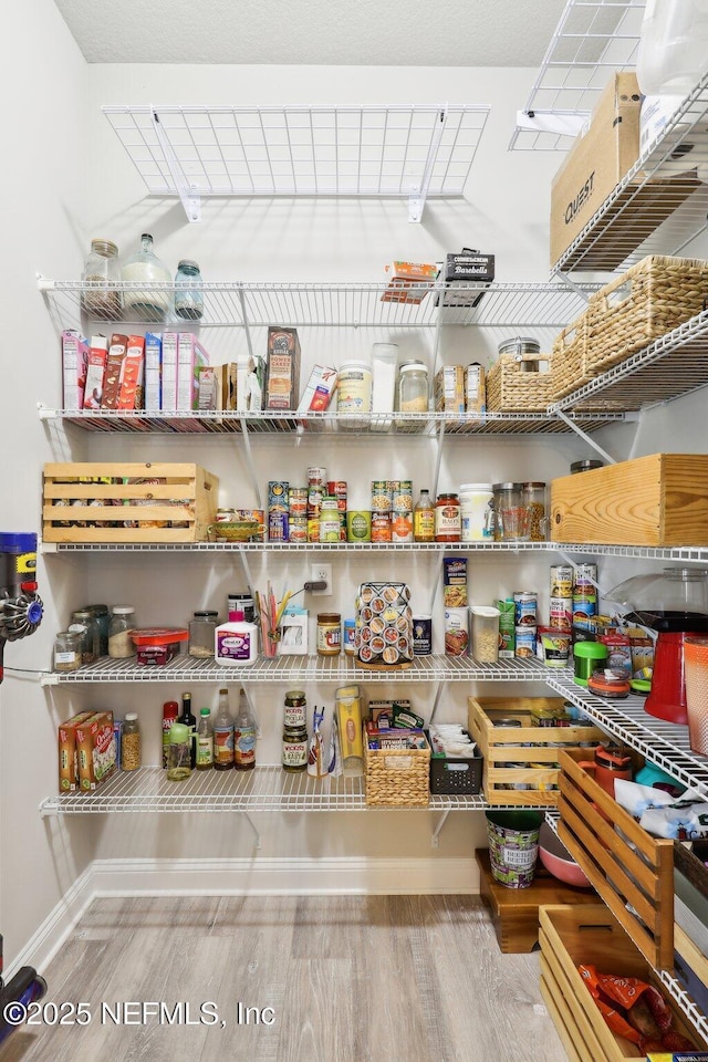 view of pantry