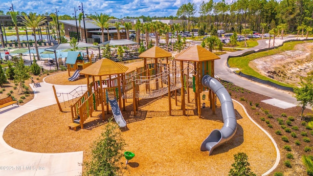 view of play area