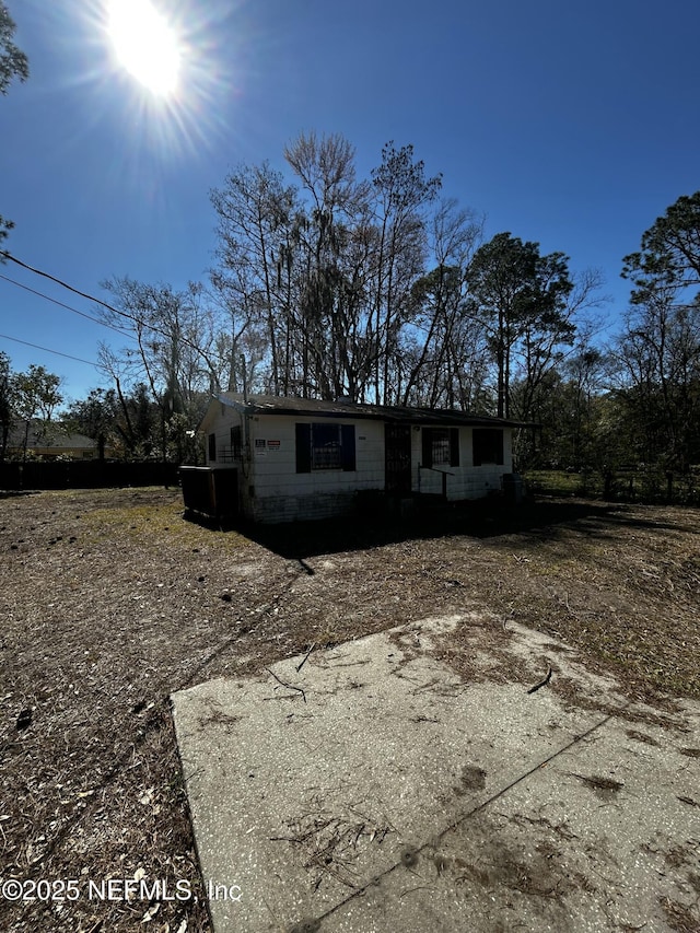 view of front of home