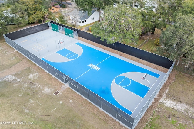 view of sport court