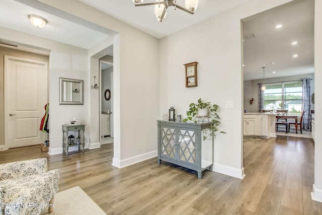 85248 Berryessa Way, Fernandina Beach, FL 32034 - hall with light wood-type flooring