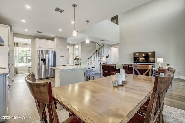85248 Berryessa Way, Fernandina Beach, FL 32034 - dining space featuring light hardwood / wood-style floors