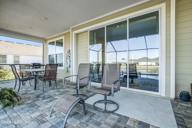 85248 Berryessa Way, Fernandina Beach, FL 32034 - view of patio featuring glass enclosure