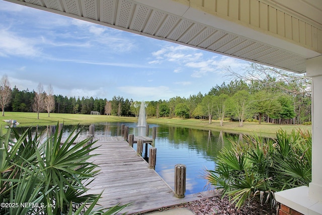 85248 Berryessa Way, Fernandina Beach, FL 32034 - dock area featuring a water view