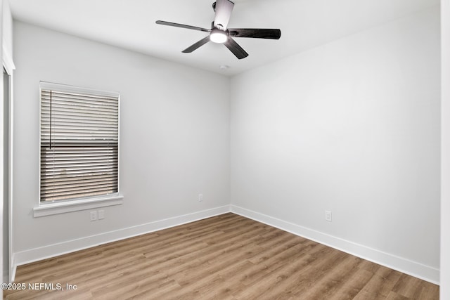 85034 Southern Creek Blvd, Fernandina Beach, FL 32034 - unfurnished room with hardwood / wood-style flooring and ceiling fan