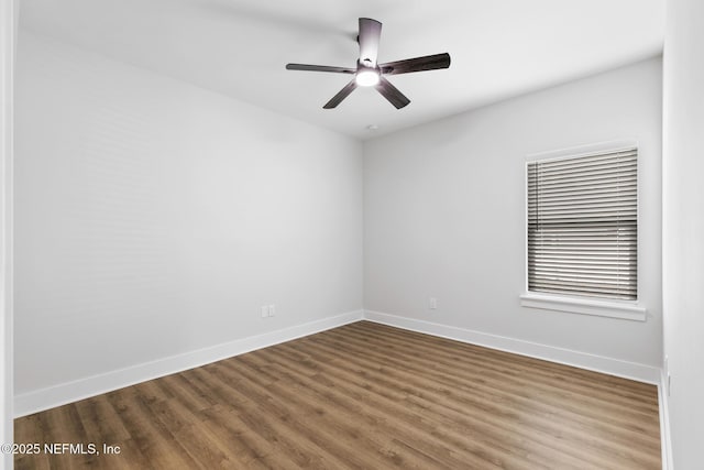 85034 Southern Creek Blvd, Fernandina Beach, FL 32034 - unfurnished room featuring hardwood / wood-style flooring and ceiling fan