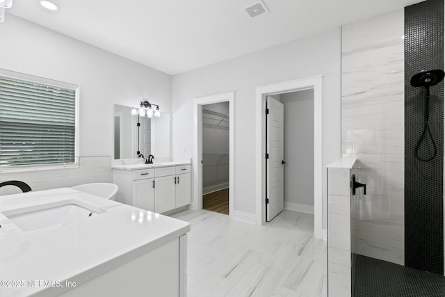 85034 Southern Creek Blvd, Fernandina Beach, FL 32034 - bathroom with plus walk in shower and vanity