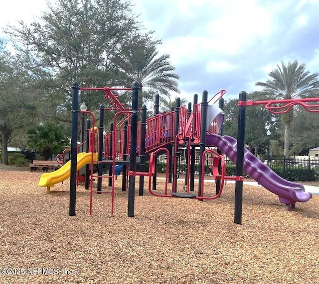 view of play area