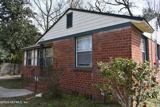 view of property exterior