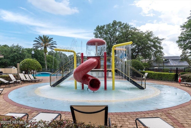 view of jungle gym