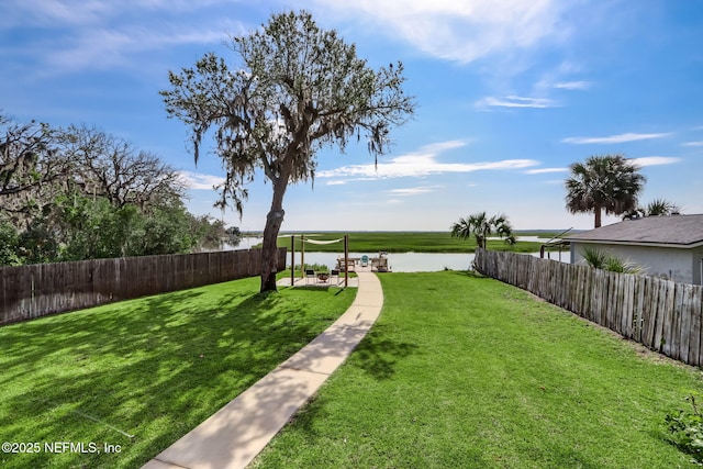 94202 Christopher Ln, Fernandina Beach, FL 32034 - view of yard with a water view