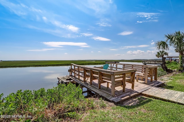 94202 Christopher Ln, Fernandina Beach, FL 32034 - dock area with a water view