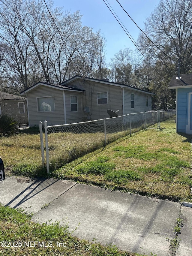 view of side of property