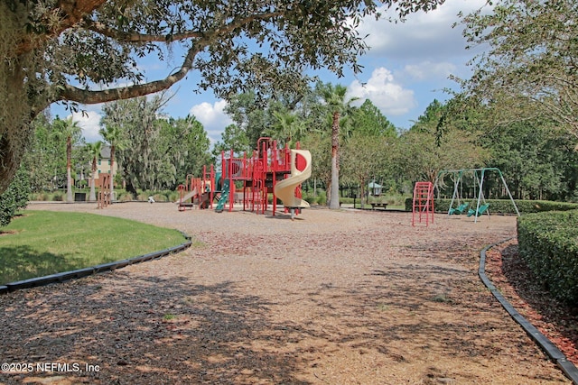 view of play area