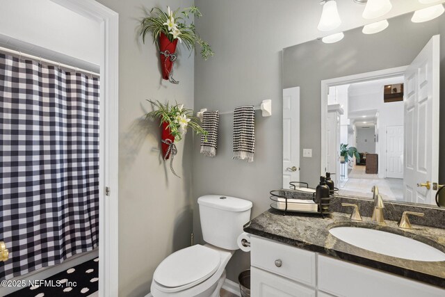 744 Cherry Grove Rd, Orange Park, FL 32073 - bathroom with vanity and toilet