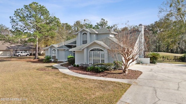 744 Cherry Grove Rd, Orange Park, FL 32073 - view of front property featuring a front lawn
